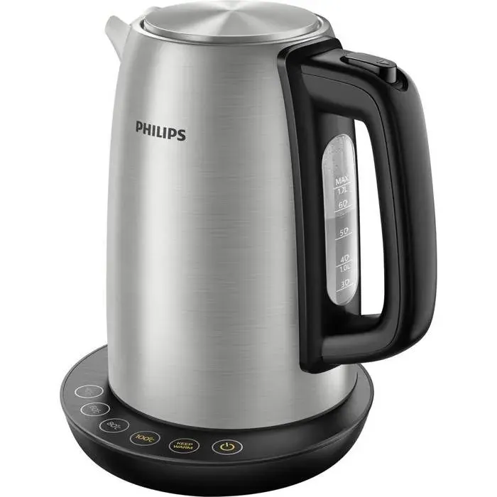 Bouilloire Philips Avance Collection - HD9359/90 - 17 L - Contrôle de température - Fonctions préréglées