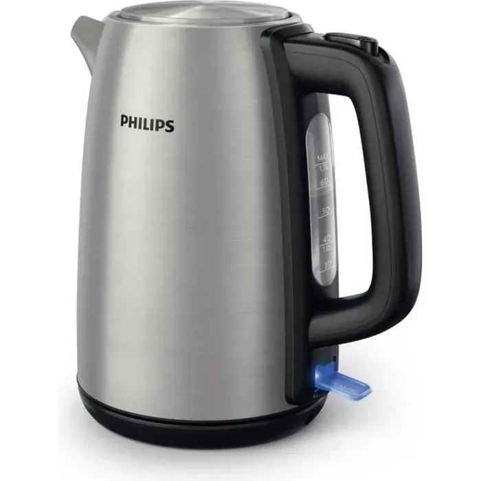 Bouilloire PHILIPS Viva HD9351/90 - 2200W - 17L - Acier inoxydable - Ebullition rapide