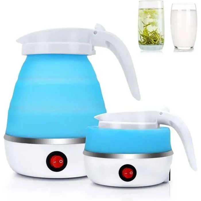Bouilloire pliable en silicone - PZCC - PZCC - 06 L - Fond inox 304 - 600 W