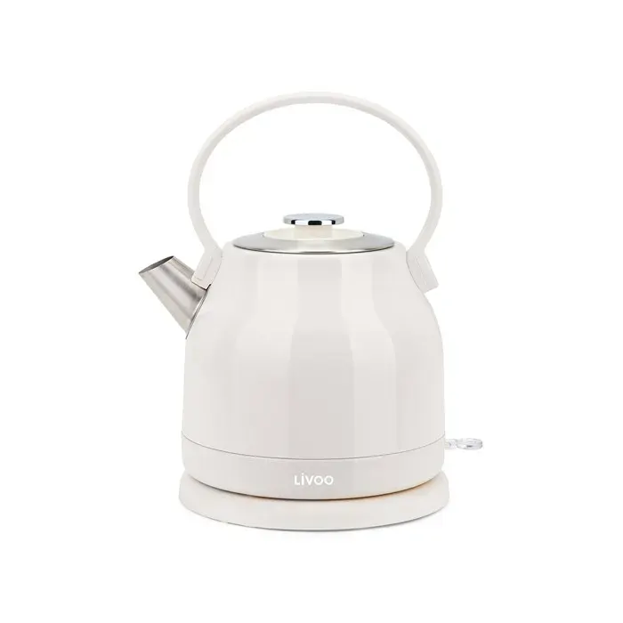 Bouilloire rétro 15 L - Livoo - DOD202C - Crème