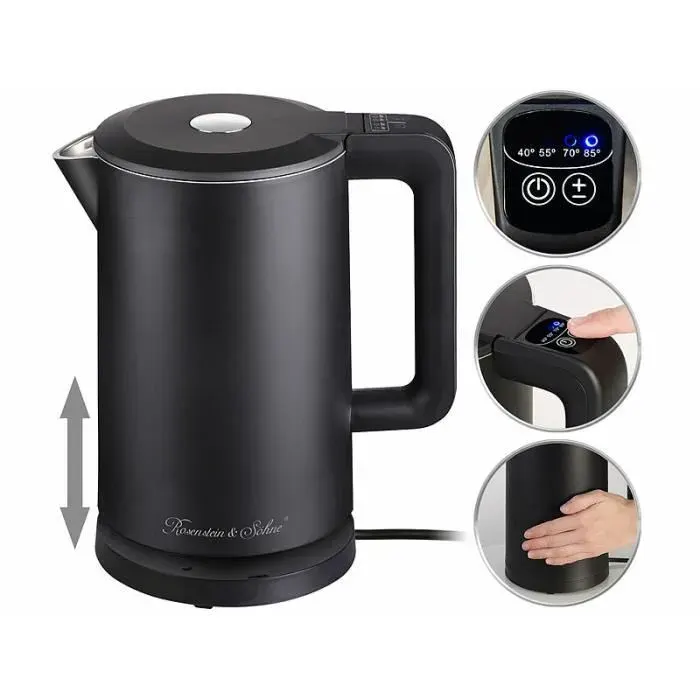 Bouilloire - ROSENSTEIN & SOHNE - WSK-220.des - Paroi froide - 15 L - Maintien au chaud