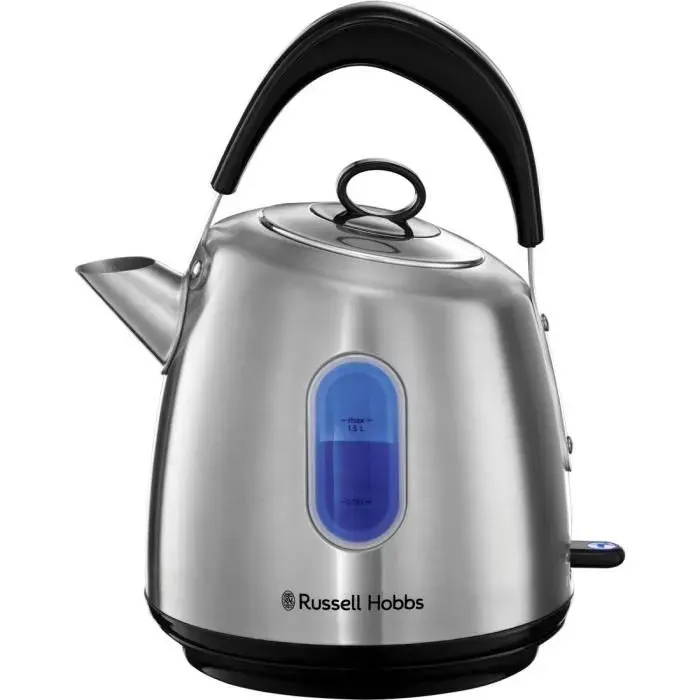 Bouilloire Russell Hobbs 28130-70 Stylevia 15L - Ebullition Rapide - Eclairage Bleu - Look Vintage