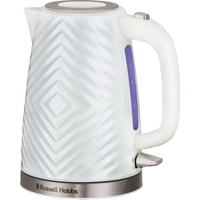 Bouilloire - RUSSELL HOBBS - Groove - 2400 W - 17 L - Socle 360° - Blanc
