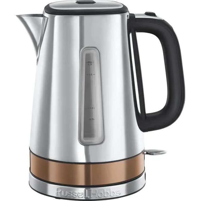 Bouilloire - RUSSELL HOBBS - Luna - 2400 W - 17 L - Socle 360° - Cuivré