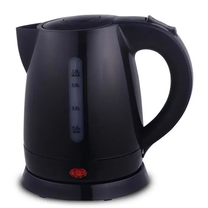 Bouilloire - TECHWOOD - 1L - 1600W - Noir - Sans fil - Anti-calcaire