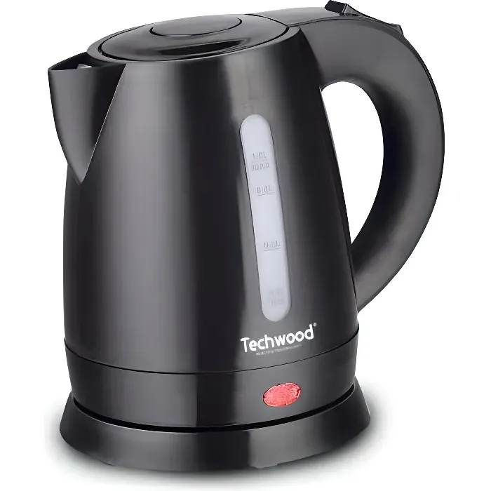 Bouilloire - TECHWOOD - TB-1036 - 1 litre - Noir - 1600W - Anti-calcaire - Maintien au chaud
