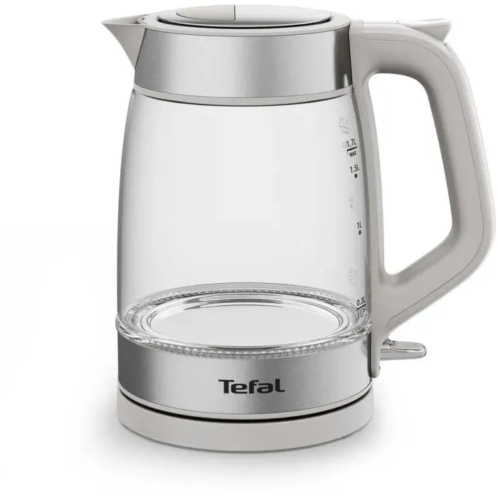 Bouilloire - TEFAL - KI605B30 - Verre transparent - 17L - 2200W - Socle rotatif 360°