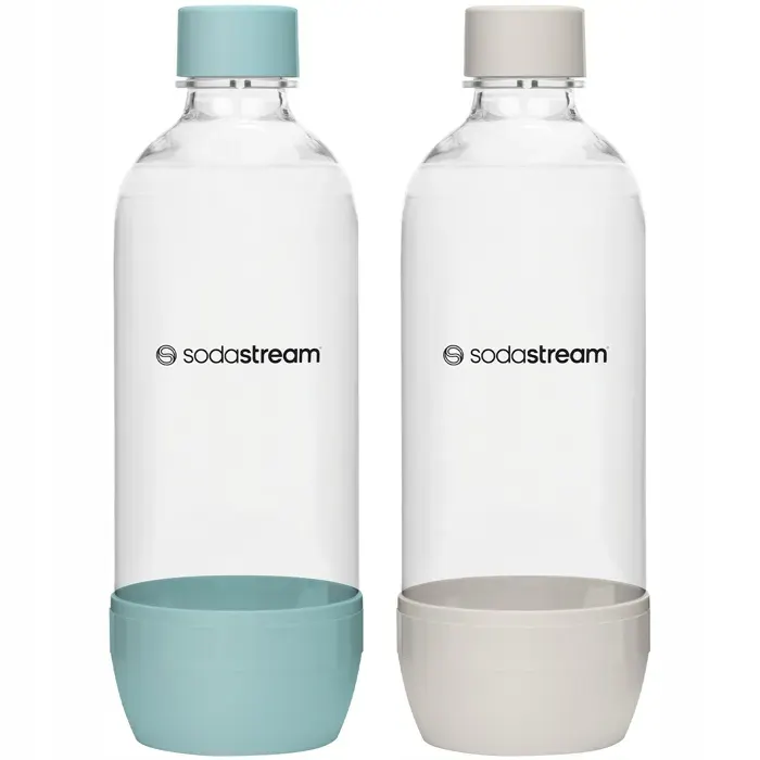 Bouteilles pour gazéificateur - SodaStream - Jet 1L x2 - Tritan sans BPA - Compatible lave-vaisselle