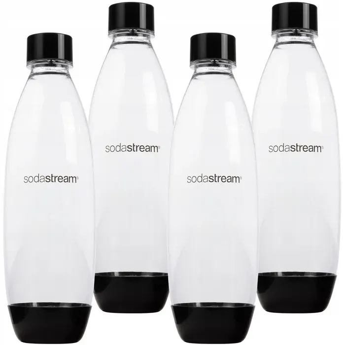 Bouteilles réutilisables - SodaStream - Fuse 1L - Lot de 4 - Compatibles lave vaisselle - Sans BPA
