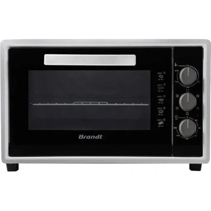 BRANDT Four multifonction 42L 1800 Watts tournebroche FC4200MS silver