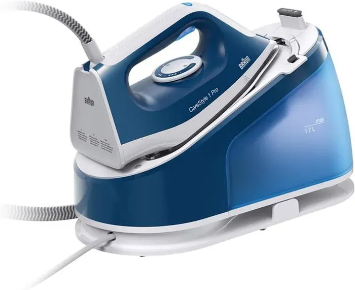 Braun CareStyle 1 Pro - Centrale vapeur compacte 3D FreeGlide pression vapeur élevée débit puissant