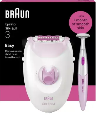 Braun - Epilateur Électrique Silk-Épil Se3 3-202