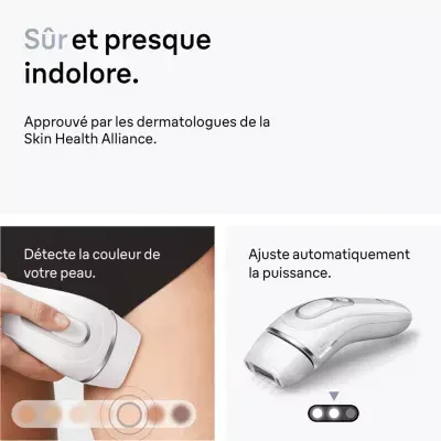 Braun - Epilateur Lumière Pulsée Ipl Pl3122 Silk-Expert Pro 3, 2 Têtes, 1 Rasoir Gillette Venus, Pochette — vue 7
