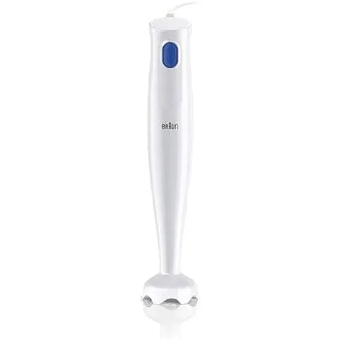 Braun MultiQuick 1 Mixeur à Main MQ10.000P Mixeur Léger avec Technologie EasyTwist Une Vitesse 450W Blanc