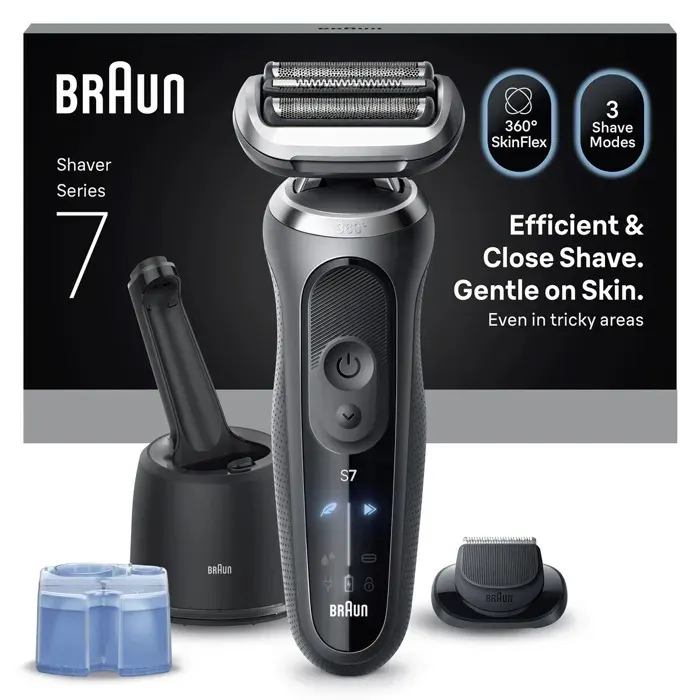 Braun - Rasoir Électrique Series 7 72-G7200cc Clean&Charge — vue 2