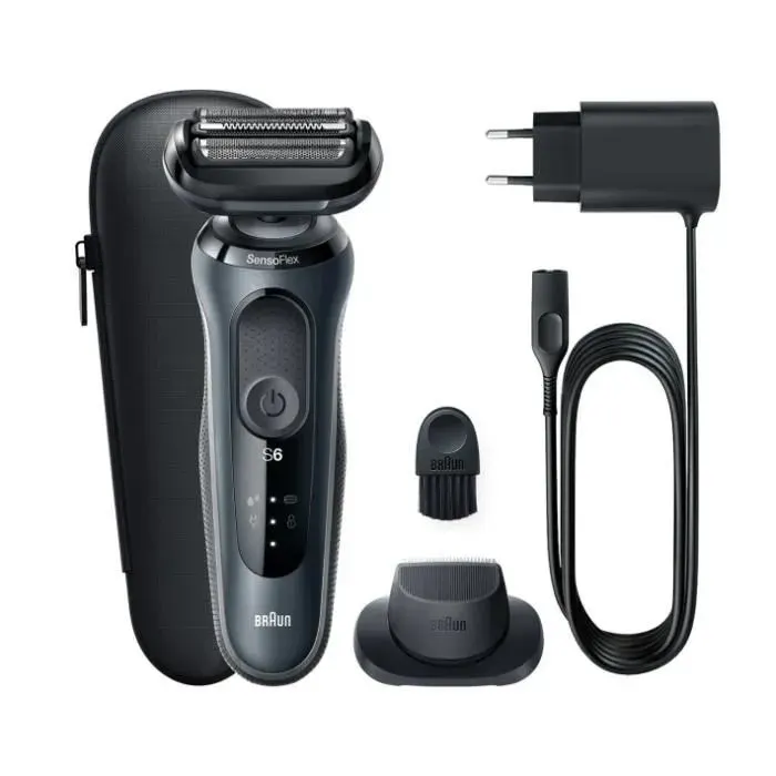 BRAUN SERIES 6 61-N1200S RASOIR ÉLECTRIQUE AVEC TONDEUSE DE PRÉCISION