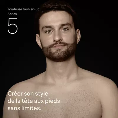 Braun - Tondeuse Multi Usages Aio5560, 14 Hauteurs De Coupe, Précision 0,5 Mm, Autonomie 120 Mn — vue 2