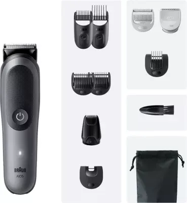 Braun - Tondeuse Multi Usages Aio5560, 14 Hauteurs De Coupe, Précision 0,5 Mm, Autonomie 120 Mn — vue 6