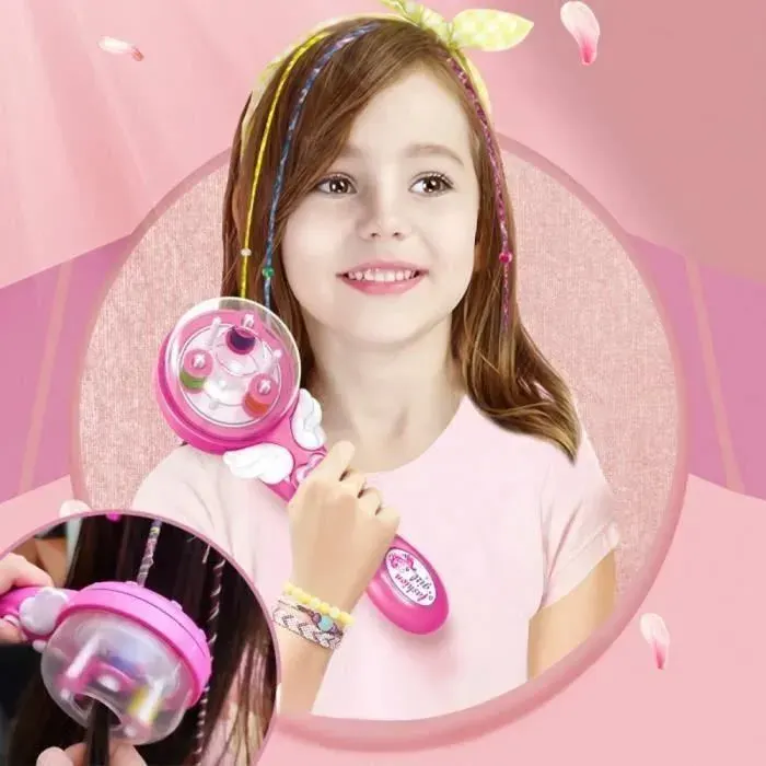 Bricolage électrique automatique cheveux Braider coiffure outil torsion tricoté Machine cheveux tresse armure fille enfant