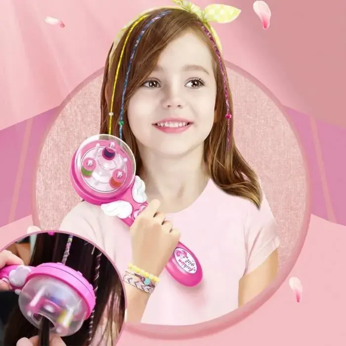 Bricolage électrique - AUTREMENT - Cheveux Braider - Fonctionnement sans fil - Autonomie 60 min - Rose