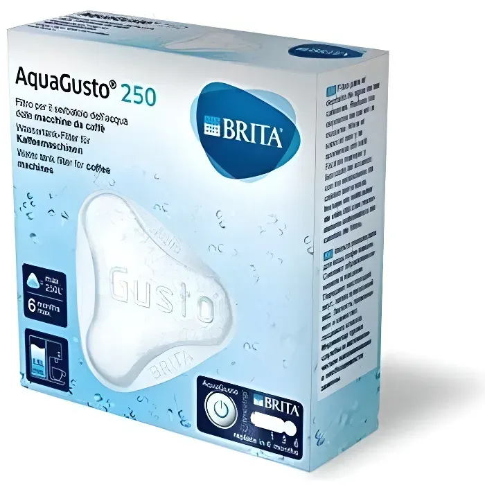BRITA Aqua Gusto 250 CU Filtre Réservoir deau pour Machines à café