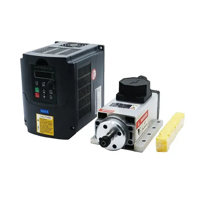 Broche CNC 22kw de puissance technologie refroidie par air 1.5KW 220V Boîte de jonction YL VFD