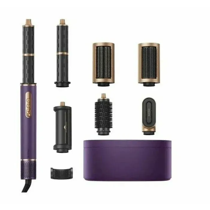 Brosse à air chaud violette - DREAME - Régulation du flux dair - AMF18A AirStyle Pro - Concentrateur