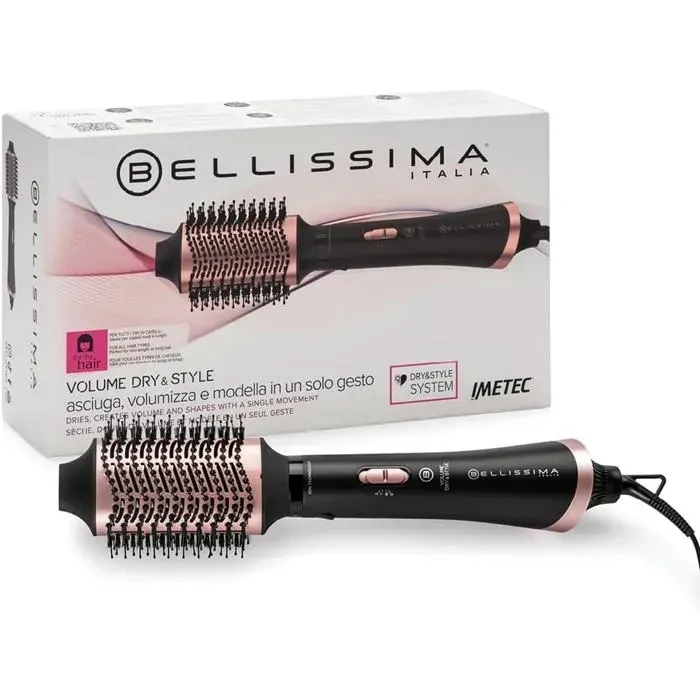 Brosse à air volumisante Volume Dry&Style SècheSculpteet Donne du volume dès la racineIonisateur et Céramique pour des cheveux