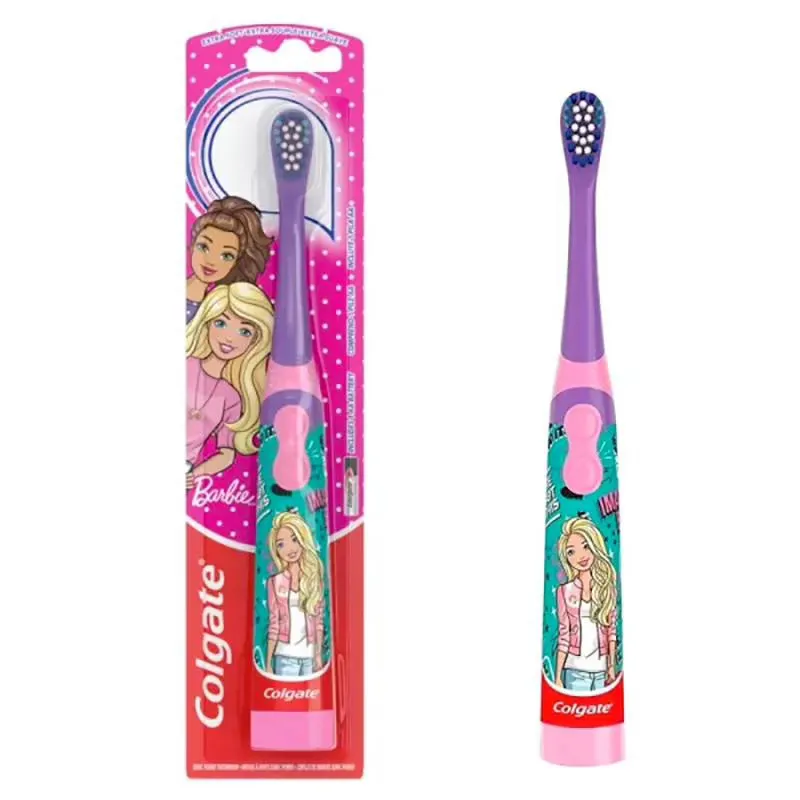Brosse À Dents electrique Colgate 360 Sonic Kids Barbie À Pile — coloris Rose
