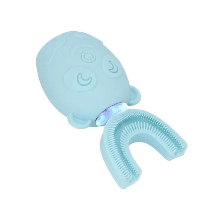 Brosse à dents électrique - CUQUE - Enfant - IPX7 étanche - Design Cartoon - 360° de nettoyage
