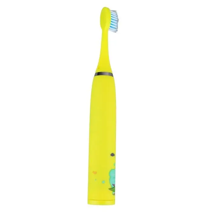 Brosse à Dents Électrique Enfant - OMABETA - Rechargeable - 4 Vitesses - 8 Têtes de Brosse - USB