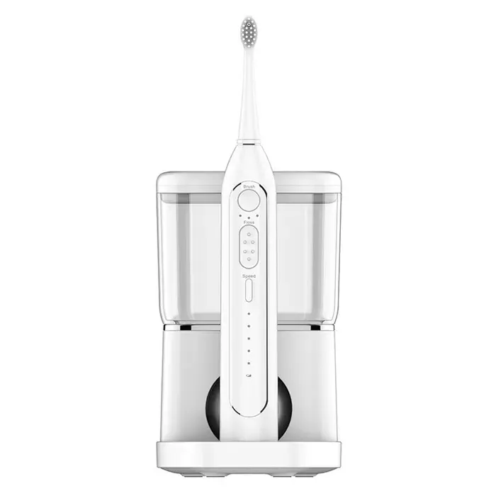 Brosse à dents électrique - Gossfen - 1100 mAh - Avec 5 modes brossage 3 vitesses jet - Idéale soins quotidiens nettoyage dents