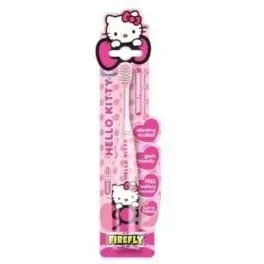 Brosse à dents électrique - HELLO KITTY - Enfant 6 ans et plus - Couleur rose - Piles incluses - Fille