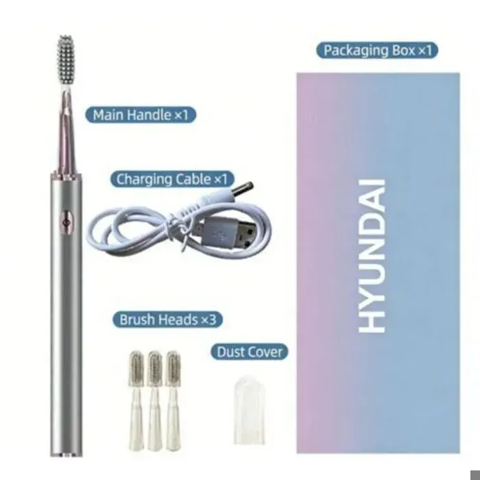 Brosse à dents électrique intelligente HYUNDAI format mini étanche pour adultes usage domestique entièrement automatique et