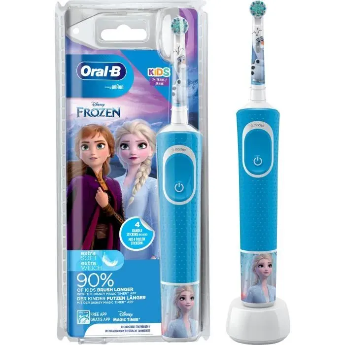 Brosse à Dents Électrique Kids Reine des Neiges 2 +3ans - Oral-B