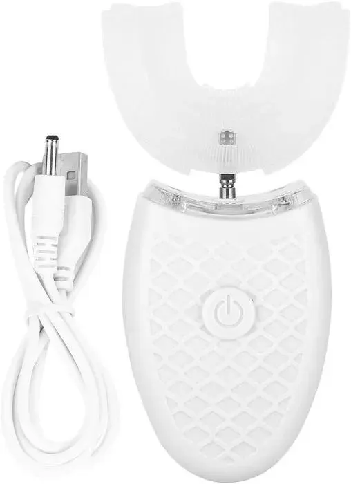 Brosse à Dents Électrique - LAMPESECOENERGIE - Modèle Soniques - 4 Modes - Blanchissante - Mixte — coloris Blanche