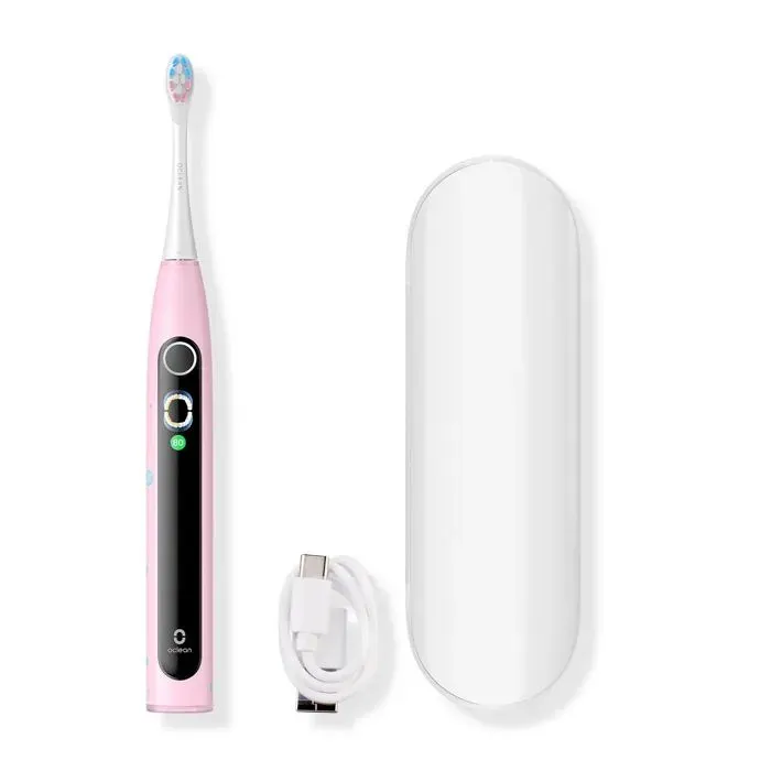 Brosse à dents électrique - OCLEAN - X Kids Set - Rose - Rechargeable - Pour enfants