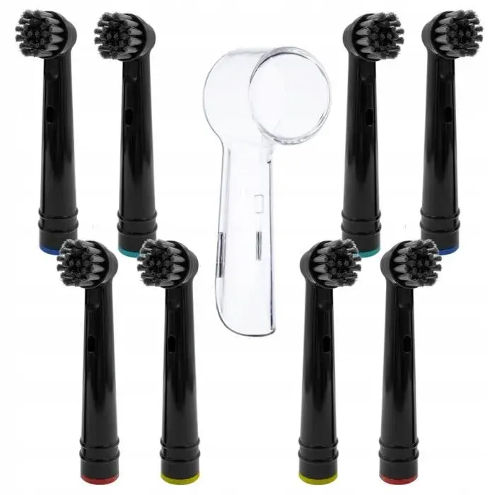 Brosse à dents électrique - Oral B - EB17P Precision Clean - 8 têtes rechargeables charbon actif