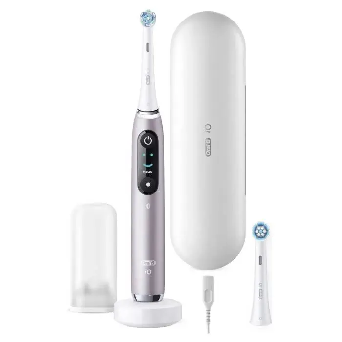 Brosse à dents électrique - ORAL-B - iO Series 9N - Rose Quartz - 4 modes de brossage - Batterie intégrée