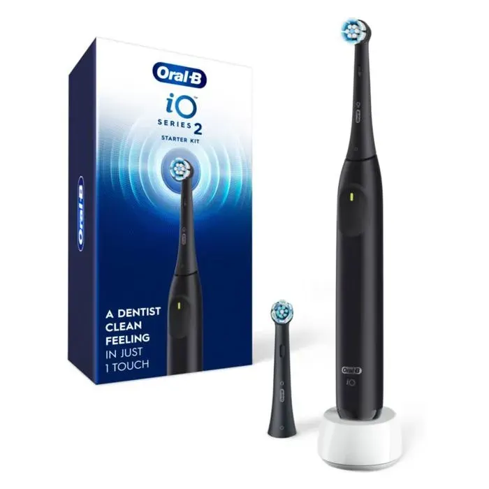Brosse à dents électrique - ORAL B - iO2 - Bleu Nuit - Rechargeable - 3 modes de brossage