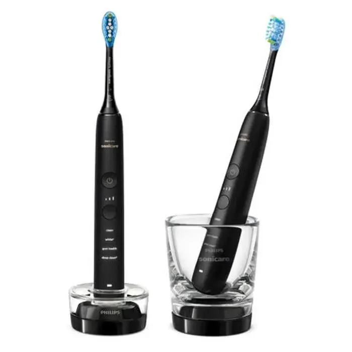 Brosse à dents électrique - PHILIPS - DiamondClean 9000 - Brossage sonique - 4 modes - Rechargeable