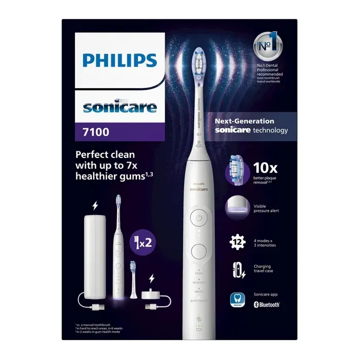 Brosse à dents électrique Philips HX7420 02 Sonicare 7100 BLANC