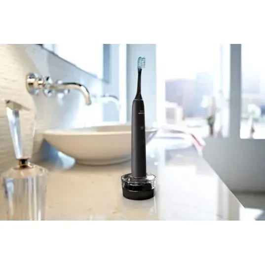 Brosse à dents électrique Philips Sonicare DiamondClean 9000 HX9914/57 Noir et rose — vue 3