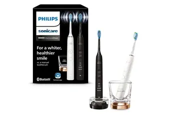 Brosse à dents électrique Philips Sonicare DiamondClean 9000 HX9914/57 Noir et rose — vue 2