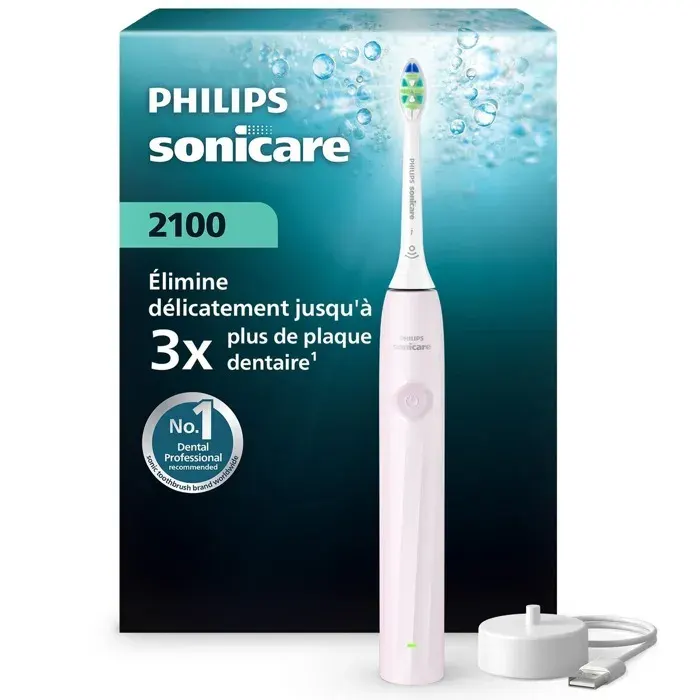 Brosse à dents électrique Philips Sonicare Series 2100 HX4022/03 Rose — vue 2