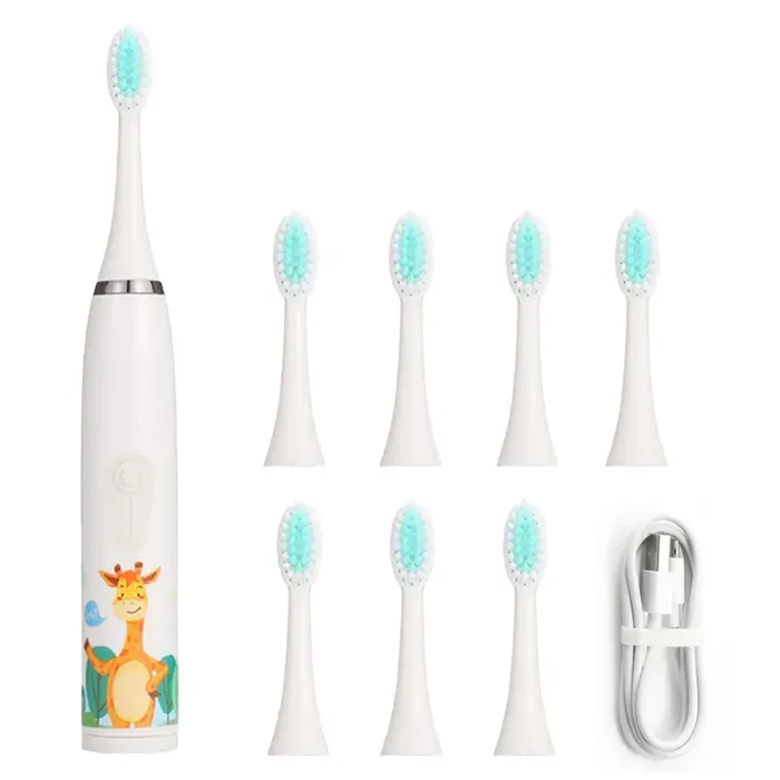 Brosse à dents électrique pour enfants brosses à dents rechargeables haute puissance