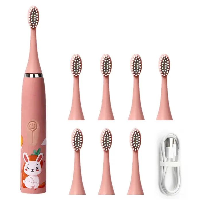 Brosse à dents électrique pour enfants brosses à dents rechargeables haute puissance Label