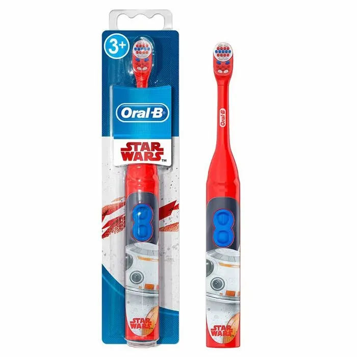 Brosse à dents électrique pour enfants - Oral-B - Disney Star Wars - Tête rotative - Ultra douce - À partir de 3 ans