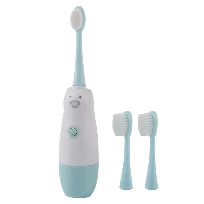 Brosse à dents électrique pour enfants poils souples étanche résistante à lusure pour enfants de 2 à 12 ans