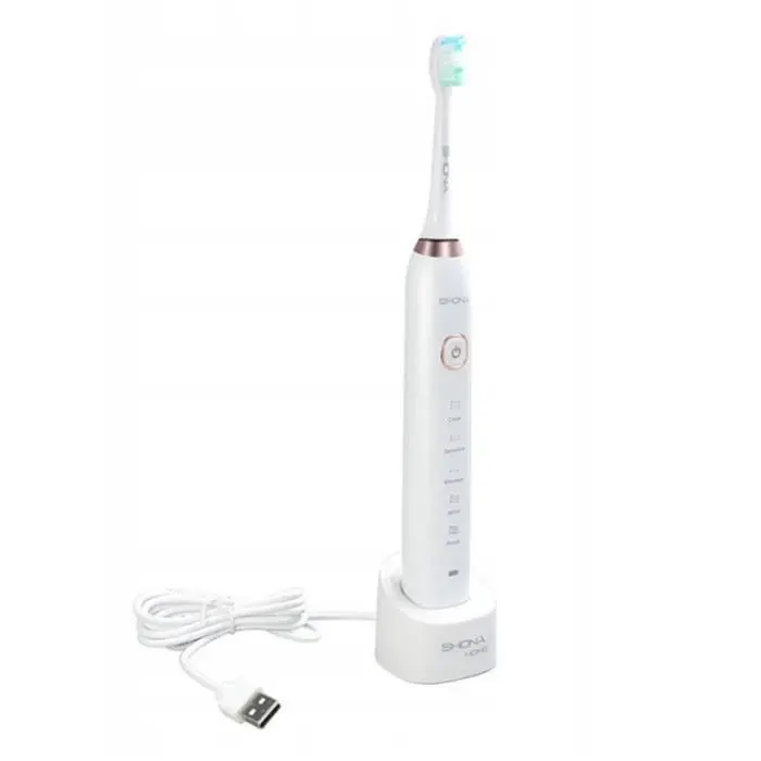 Brosse à dents électrique - RIFF - Shona Sonic - 5 modes - IPX7 - Autonomie 40 jours — coloris Blanche
